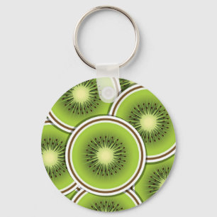 Funky Kiwi Frucht Schlüsselanhänger
