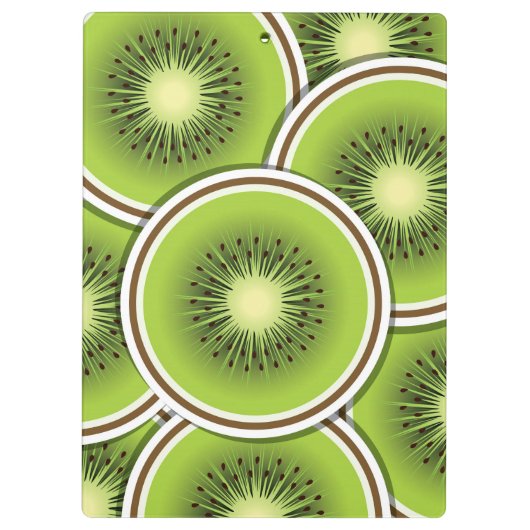 Funky Kiwi Klemmbrett (Rückseite)