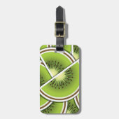 Funky Kiwi Obstkeile Gepäckanhänger (Vorderseite vertikal)