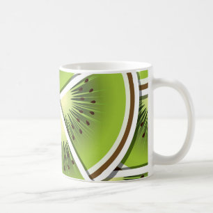 Funky Kiwi Obstkeile Kaffeetasse