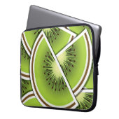 Funky Kiwi Obstkeile Laptopschutzhülle (Vorderseite Links)