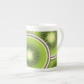 Funky Kiwi Porzellantasse (Vorderseite Rechts)