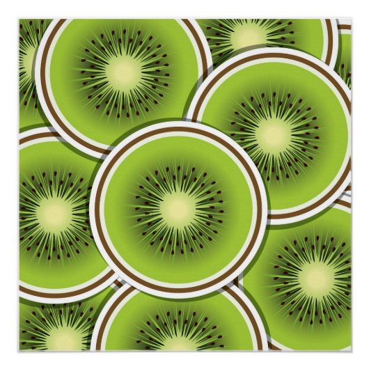 Funky Kiwi Poster (Vorderseite)