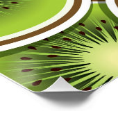 Funky Kiwi Poster (Ecke)