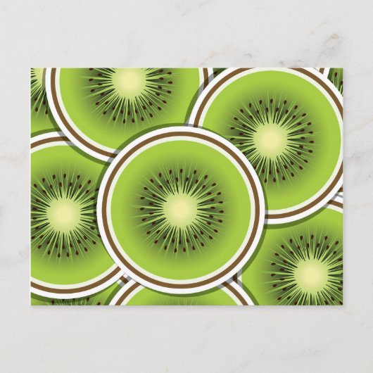 Funky Kiwi Postkarte (Vorderseite)