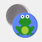 Funky kleiner Froschteich Magnet (Vorderseite/Rückseite)