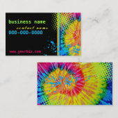 Funky Krawatten-Geschäfts-Karte Visitenkarte (Vorne/Hinten)