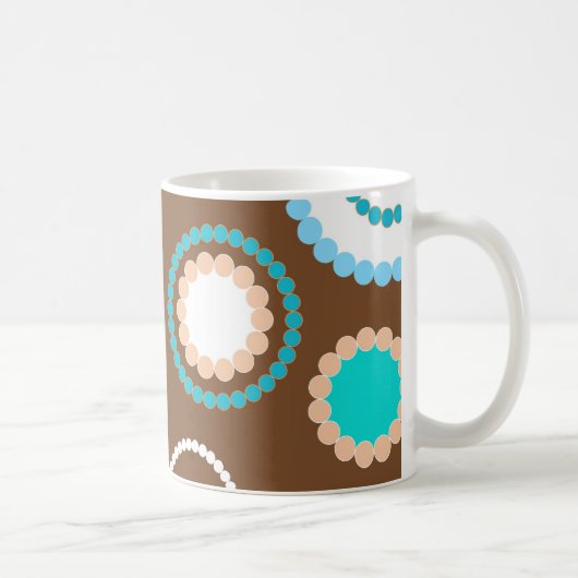 Funky Kreise - Tasse (Rechts)