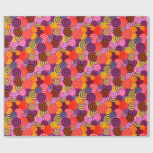FUNKY KREISMUSTER GESCHENKPAPIER (Flach)