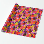 FUNKY KREISMUSTER GESCHENKPAPIER (Ungerollt)