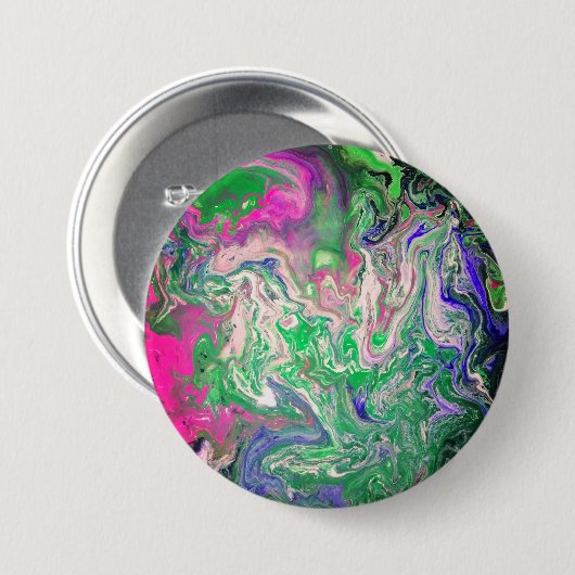 Funky Kunst-Abzeichen Button (Vorne & Hinten)