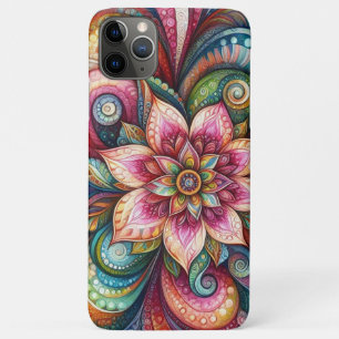 Funky Künstlerisch Colorful Paisley Floral Art Mus Case-Mate iPhone Hülle