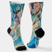 Funky künstlerische Octopus Socken für Frauen (Gewinkelt)