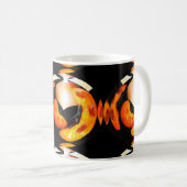 Funky Kürbis Kaffeetasse (VorderseiteRechts)