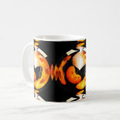 Funky Kürbis Kaffeetasse (Vorderseite Links)