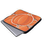 Funky Kürbis Laptopschutzhülle (Vorne Knopf)