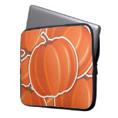 Funky Kürbis Laptopschutzhülle (Vorderseite Links)