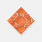 Funky Kürbis Serviette (Ecke)