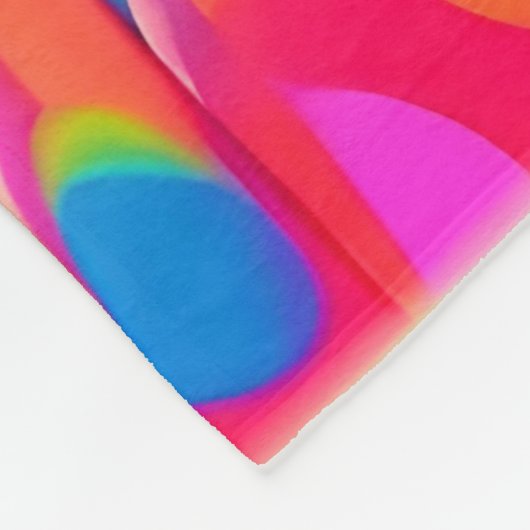 Funky Lady Digital Artwork Fleecedecke (Ecke)