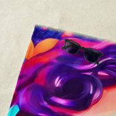 Funky Lady Digital Artwork Strandtuch (Beispiel)