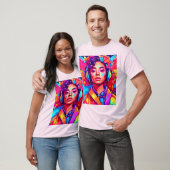 Funky Lady Digital Artwork T-Shirt (Unisex)