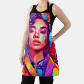 Funky Lady Digitale Kunstwerke Schürze (InSitu)
