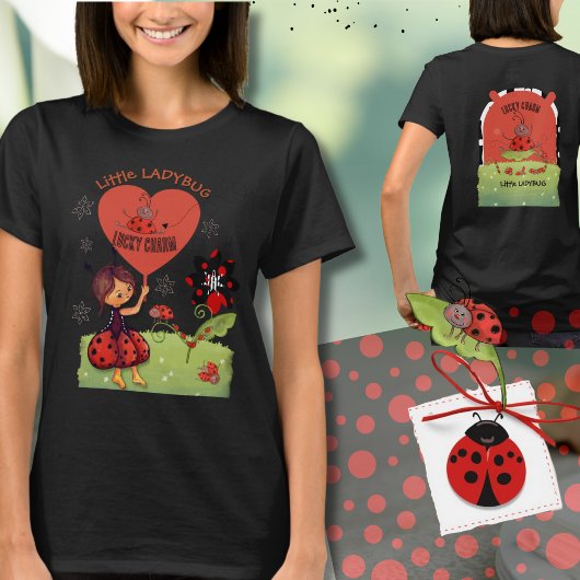 Funky Ladybug Garden Baby Shower Winner's Prize  T-Shirt