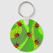 Funky Ladybugs Schlüsselanhänger (Vorderseite)