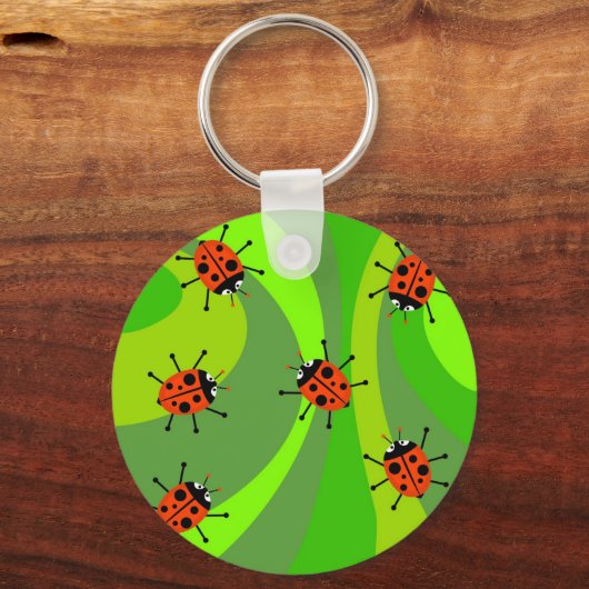 Funky Ladybugs Schlüsselanhänger (Vorderseite)