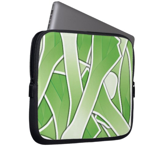 Funky leek laptopschutzhülle (Vorne Rechts)