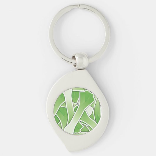 Funky leek schlüsselanhänger (Vorderseite)