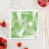 Funky leek serviette (Beispiel)