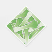 Funky leek serviette (Ecke)