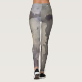 Funky Leggings mit Plate Rock Tripe Lichen (Rückseite)