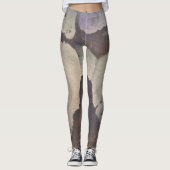 Funky Leggings mit Plate Rock Tripe Lichen (Vorderseite)