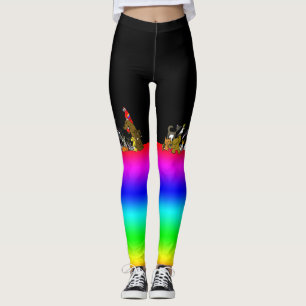 Funky Legs Cartoon Animal Leggings