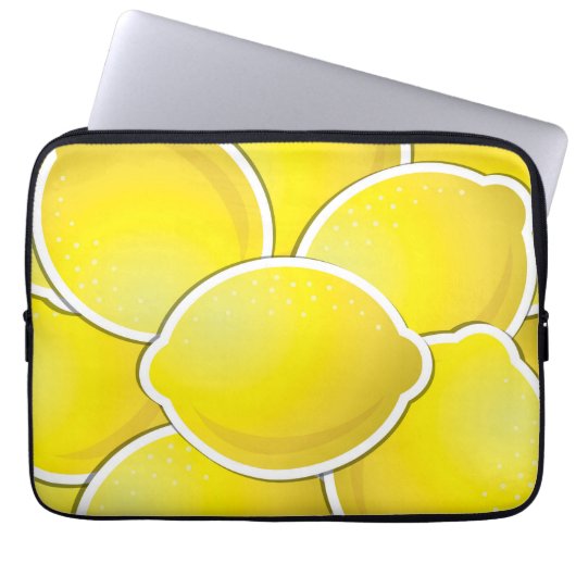 Funky lemons laptopschutzhülle (Vorderseite)