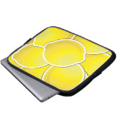 Funky lemons laptopschutzhülle (Vorne Knopf)