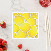 Funky lemons serviette (Beispiel)