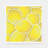 Funky lemons serviette (Vorderseite)