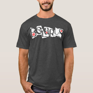 Funky Letters Belarus Б л а у с е р Folk T - Shirt