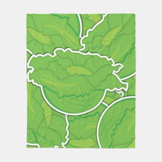 Funky lettuce fleecedecke (Vorderseite)