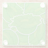 Funky lettuce glasuntersetzer (Rückseite)