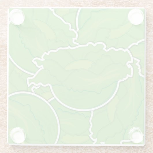 Funky lettuce glasuntersetzer (Rückseite)