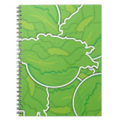 Funky lettuce notizblock (Vorderseite)