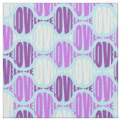Funky Liebe Typografie Lila Stoff (Nahaufnahme)