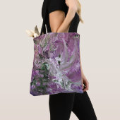 Funky Lila Abstrakt Art Bag Tasche (Von Nahem)
