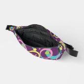 Funky Lila Circles Bauchtasche (Offen)