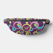 Funky Lila Circles Bauchtasche (Ablage )