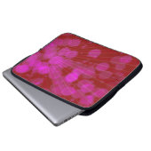 Funky lila Laptop-Hülse Laptopschutzhülle (Vorne Knopf)